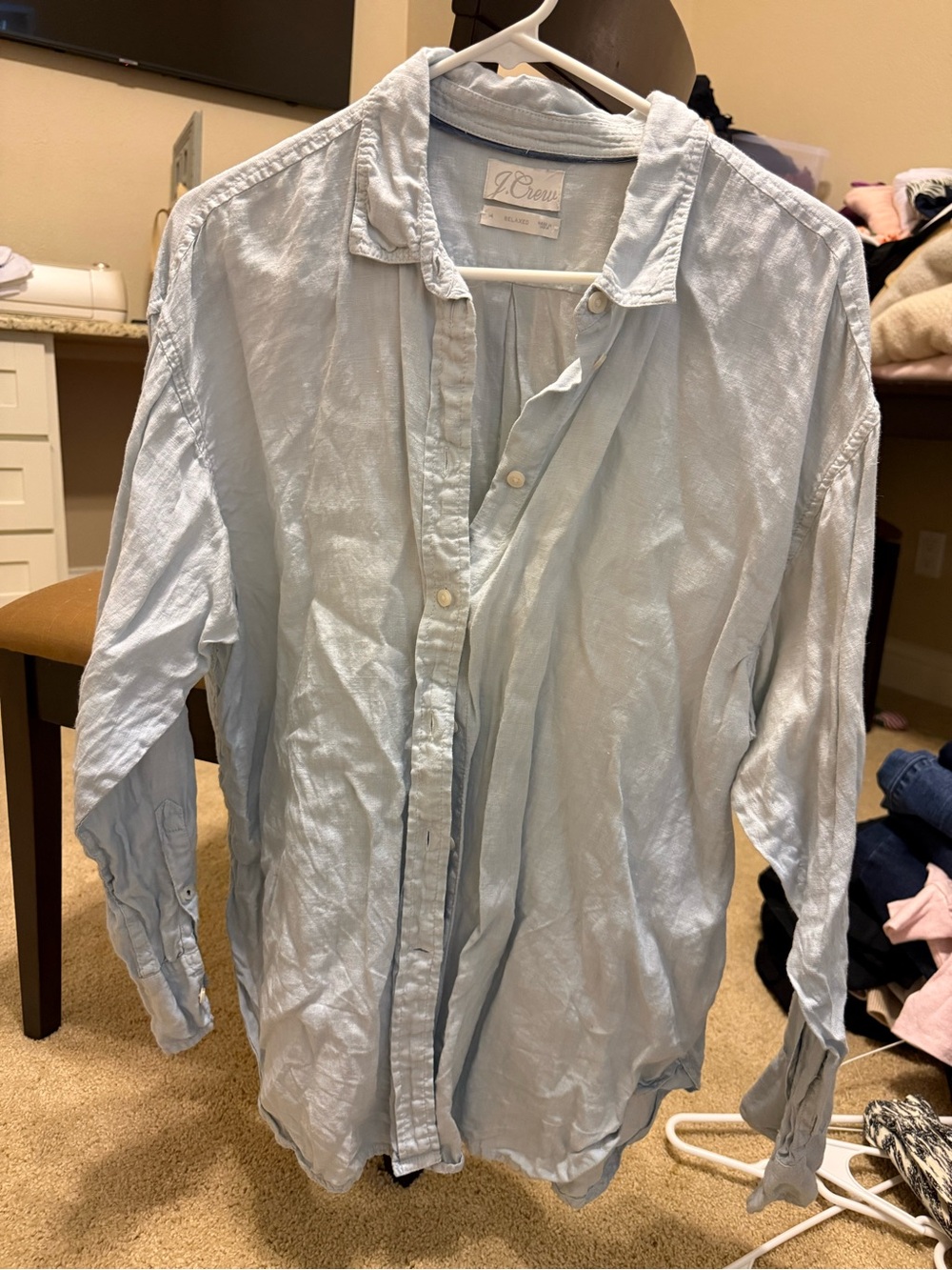 J. Crew Light Blue Button-Down Shirt